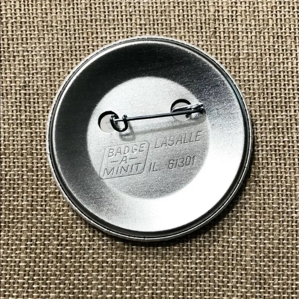 MUSIC LOVER Vintage Pinback Button NEW